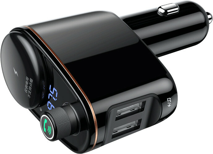 Baseus Locomotive Bluetooth MP3 Vehicle Charger CCALL-RH01 / Black