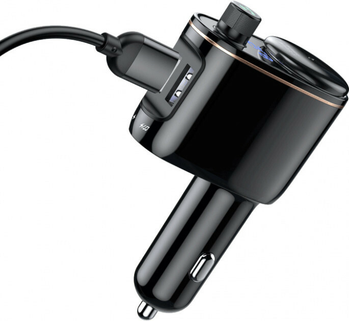 Baseus Locomotive Bluetooth MP3 Vehicle Charger CCALL-RH01 / Black