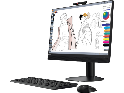 Lenovo ThinkCentre M920z / 23.8" FullHD IPS / Intel Core i5-9400 / 8GB DDR4 / 512GB SSD / Intel UHD Graphics 630 / Windows 10 PRO / Black
