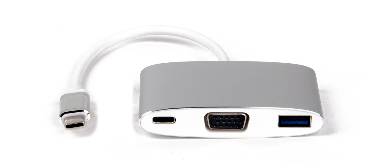 LMP USB-C to VGA + USB 3.0 + USB-C charging Multiport Adapter 15093 / Silver