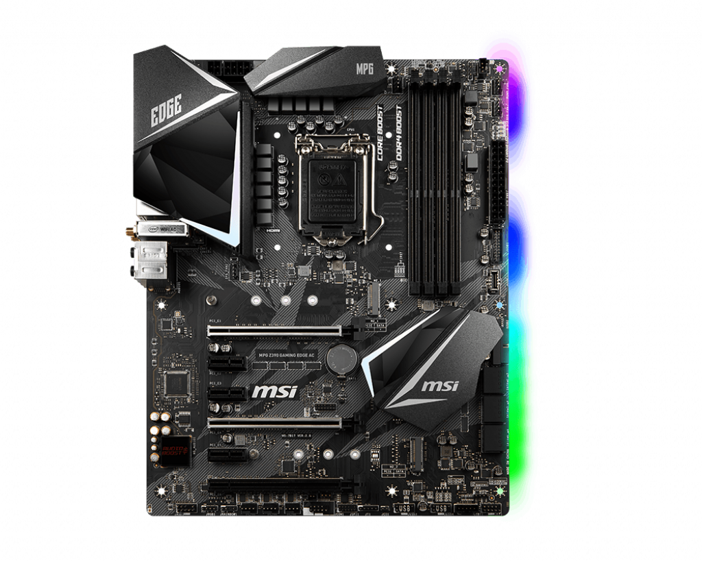 MSI MPG Z390 GAMING EDGE AC Socket 1151 Intel Z390 Dual 4xDDR4-4400 ATX