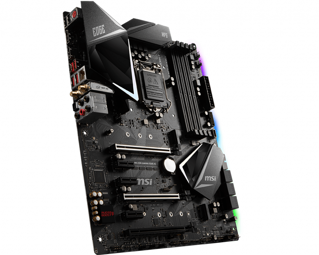 MSI MPG Z390 GAMING EDGE AC Socket 1151 Intel Z390 Dual 4xDDR4-4400 ATX