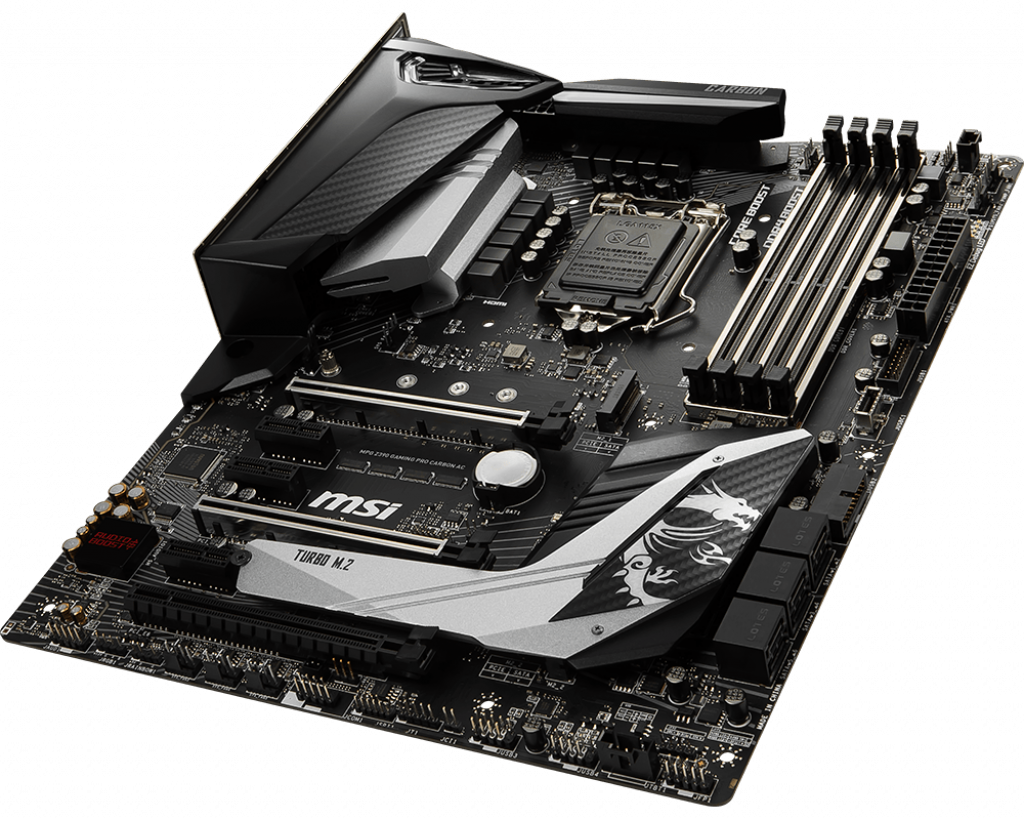 MSI MPG Z390 GAMING PRO CARBON AC Socket 1151 Intel Z390 Dual 4xDDR4-4400 ATX
