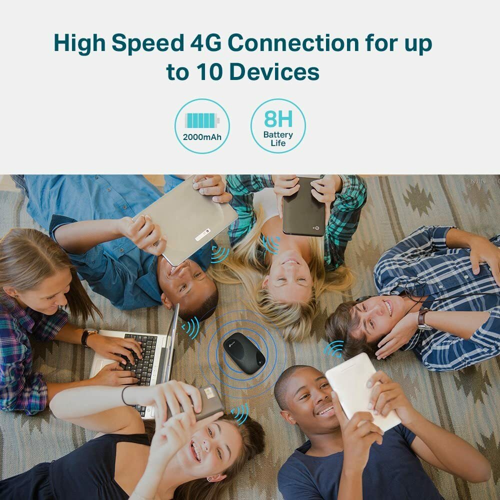 TP-LINK M7200 Mobile LTE Wi-Fi N Mini Router / Black