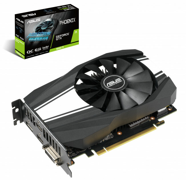 ASUS GeForce GTX1660 6GB GDDR5 Phoenix OC 192bit