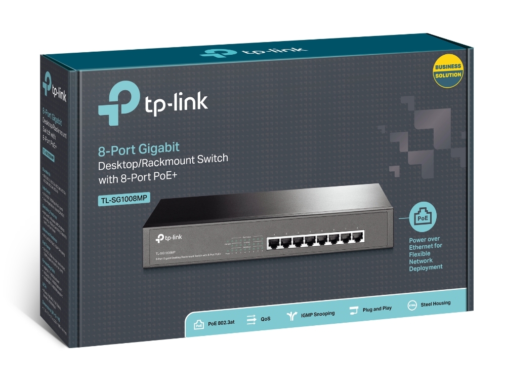 TP-LINK TL-SG1008MP / Black