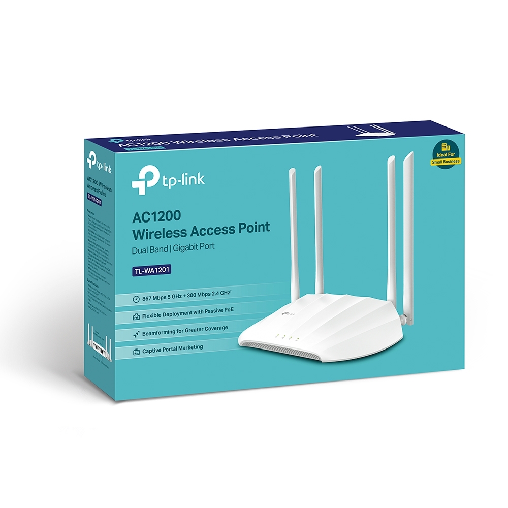 TP-LINK TL-WA1201 Wi-Fi AC Dual Band Access Point / White