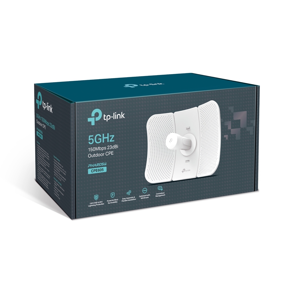 TP-LINK CPE605 Wi-Fi N Outdoor Access Point / White