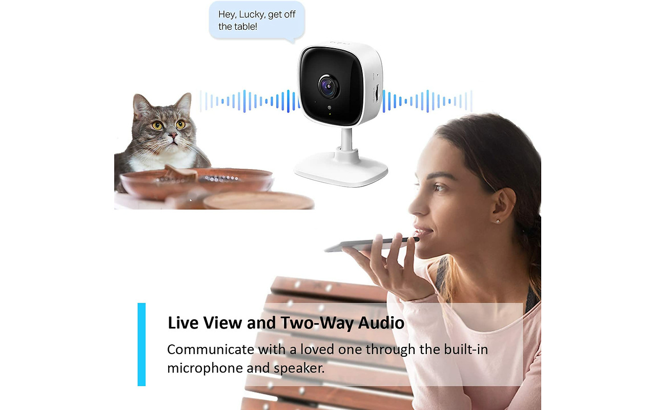 TP-LINK Tapo C100 Home Security Wi-Fi Camera / White