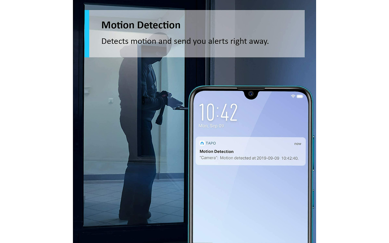 TP-LINK Tapo C100 Home Security Wi-Fi Camera / White