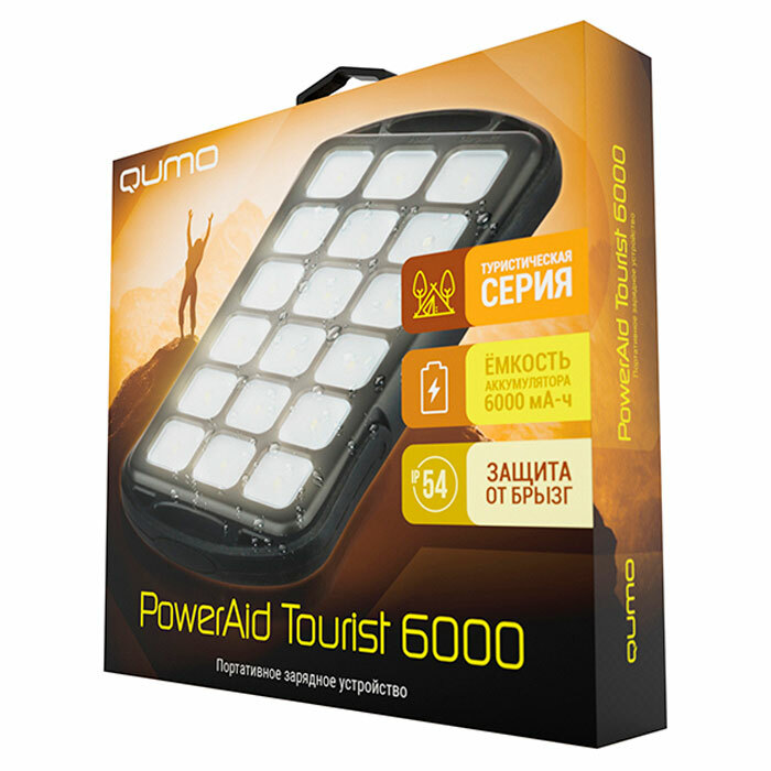 Qumo PowerAid Tourist 6000 mAh / Black