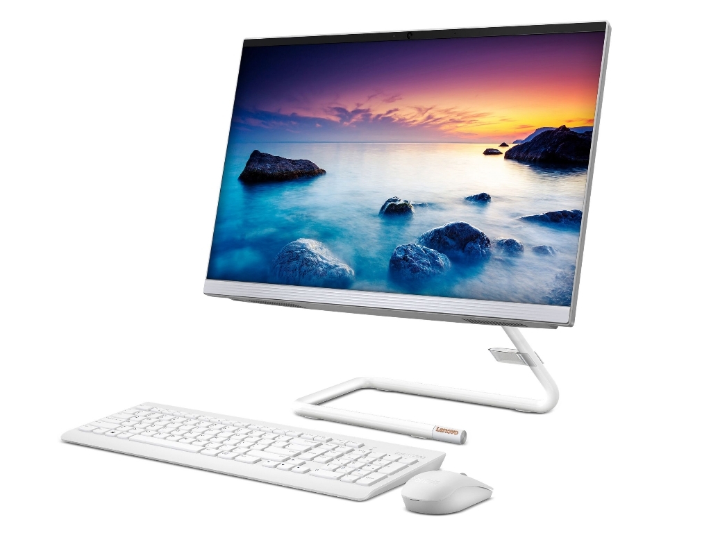 Lenovo Ideacentre A340-22IGM / 21.5" FullHD / Pentium J5040 / 4GB DDR4 / 256GB SSD / Intel UHD Graphics 605 / White / Windows