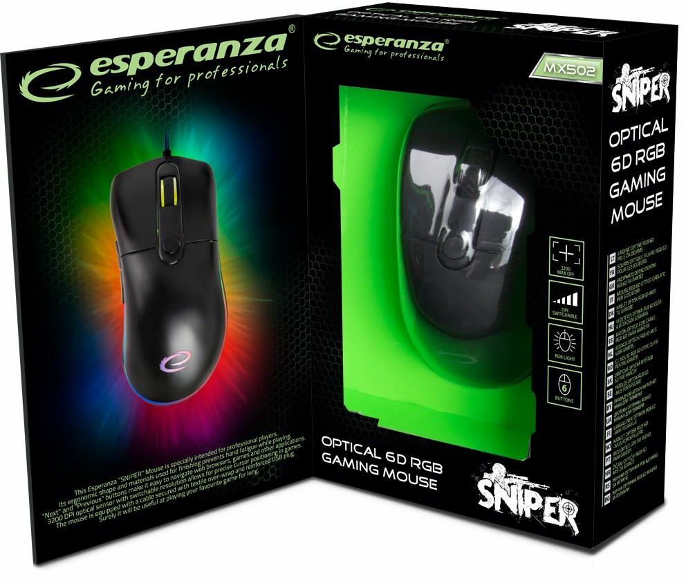 Esperanza SNIPER MX502 / Black