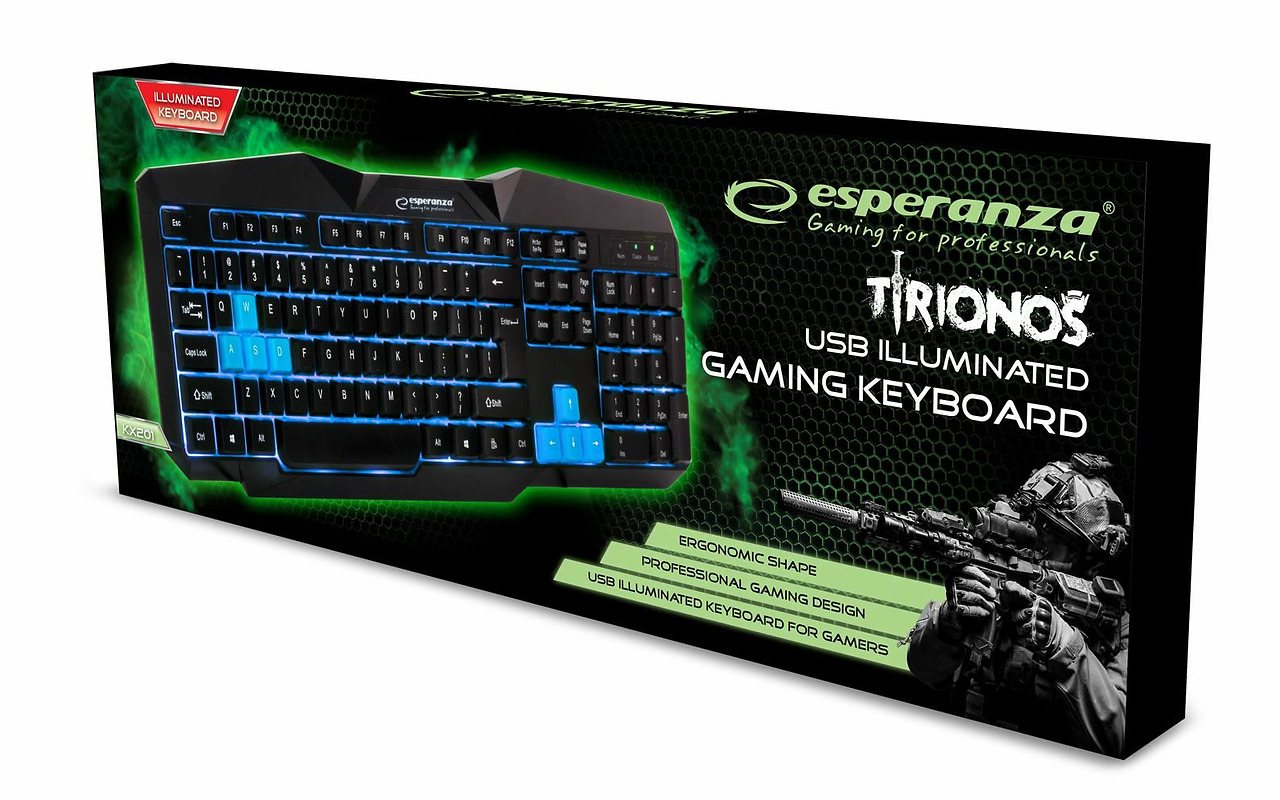 Esperanza Gaming TIRONS EGK201B