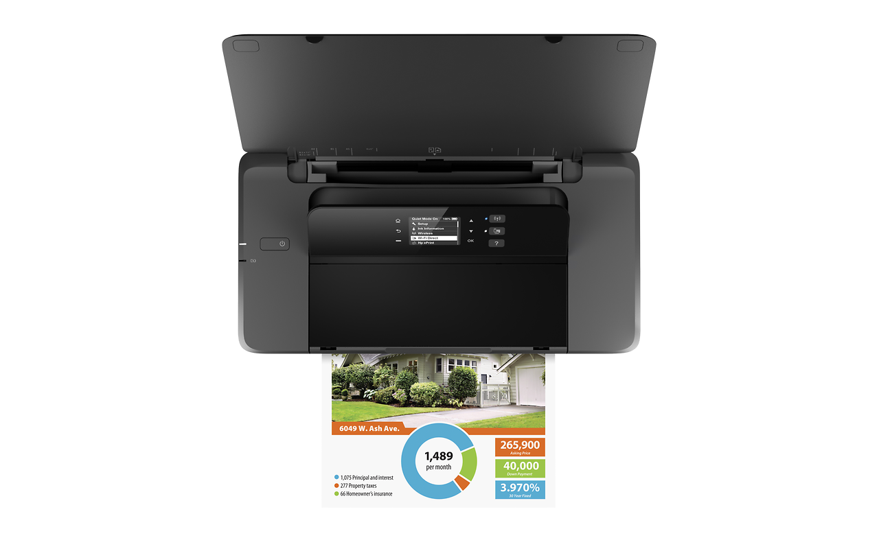 Printer Mobile HP OfficeJet 202 / N4K99C#A82 / Black