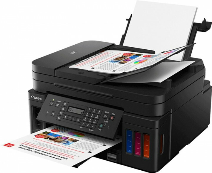 Canon Pixma G7040 / A4 Color Printer / Duplex / Scanner / Copier / Network / Wi-Fi / Fax / APD 35 / Black