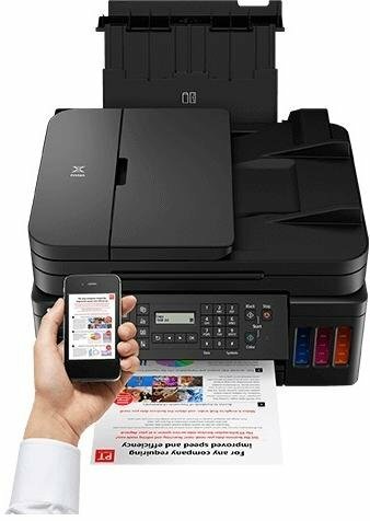 Canon Pixma G7040 / A4 Color Printer / Duplex / Scanner / Copier / Network / Wi-Fi / Fax / APD 35 / Black
