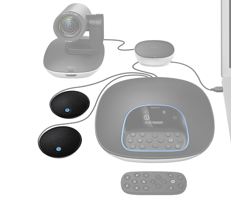 LOGITECH Expansion Microphone / 989-000171 / Black