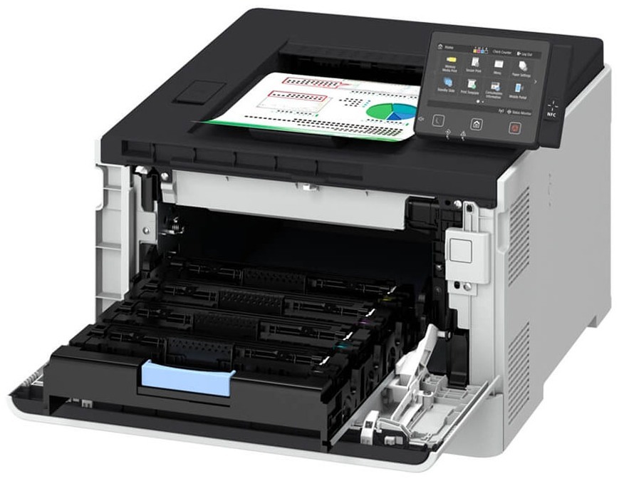 Canon i-SENSYS LBP-664Cx / A4 Printer Colour / Duplex / Ethernet / Wi-Fi / White