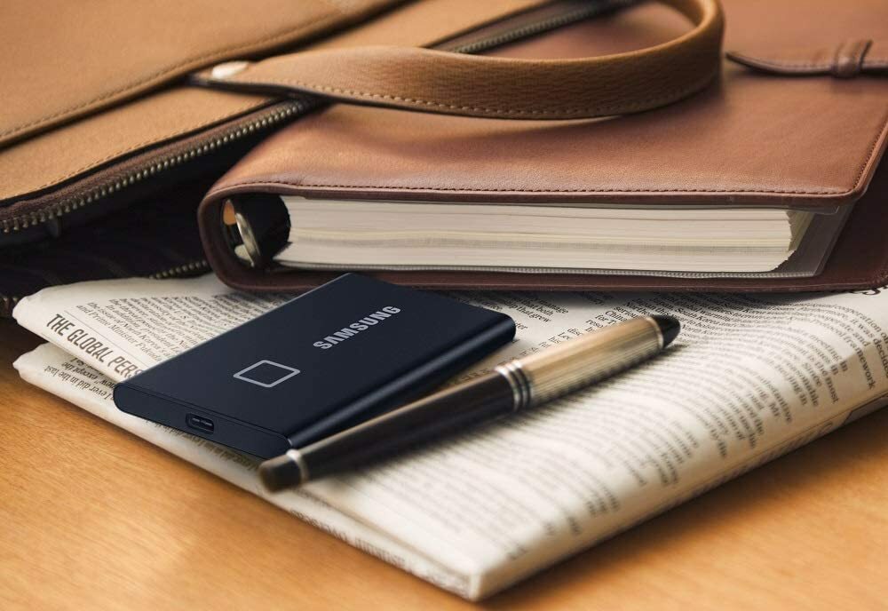 Samsung Portable SSD T7 Touch 1.0TB / MU-PC1T0 Black