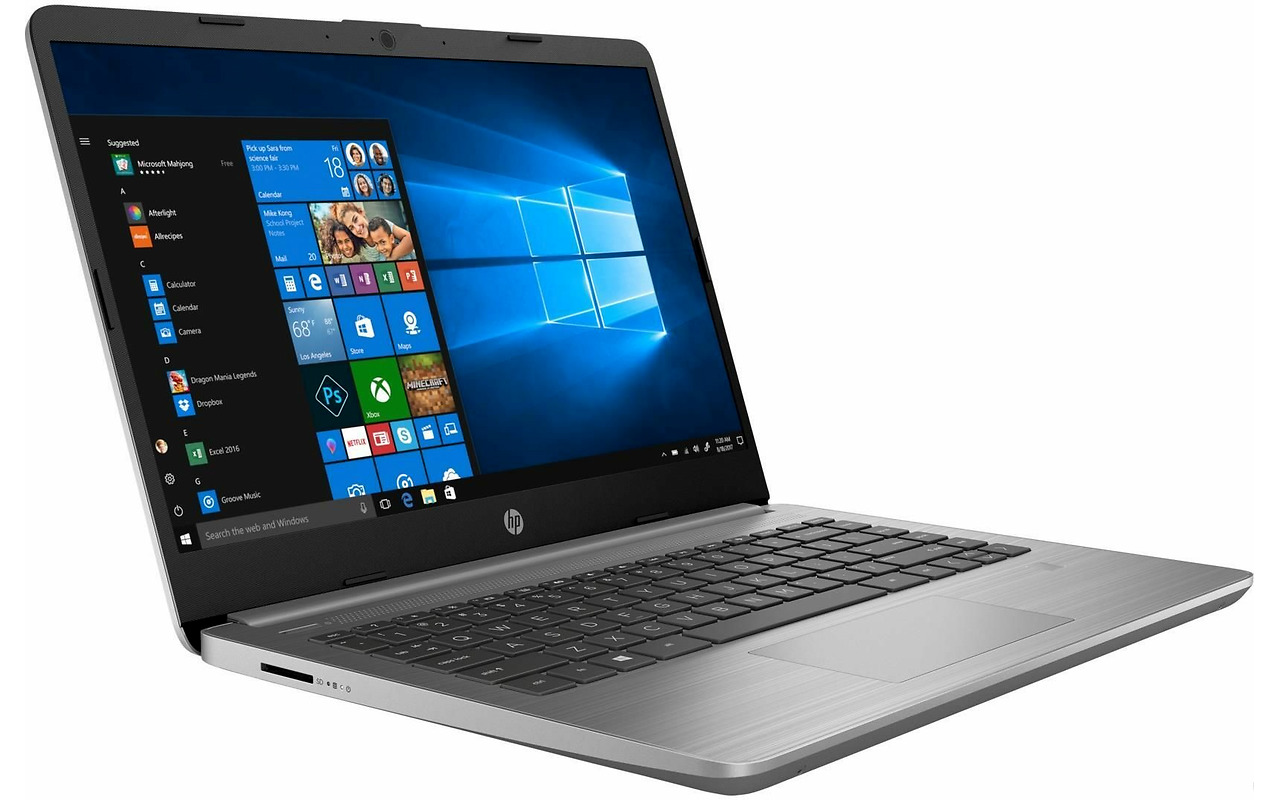 HP 340s G7 / 14.0 FullHD UWVA 250 / Intel Core i3-1005G1 / 8GB DDR4 / 256GB NVMe / Asteroid Silver / Windows
