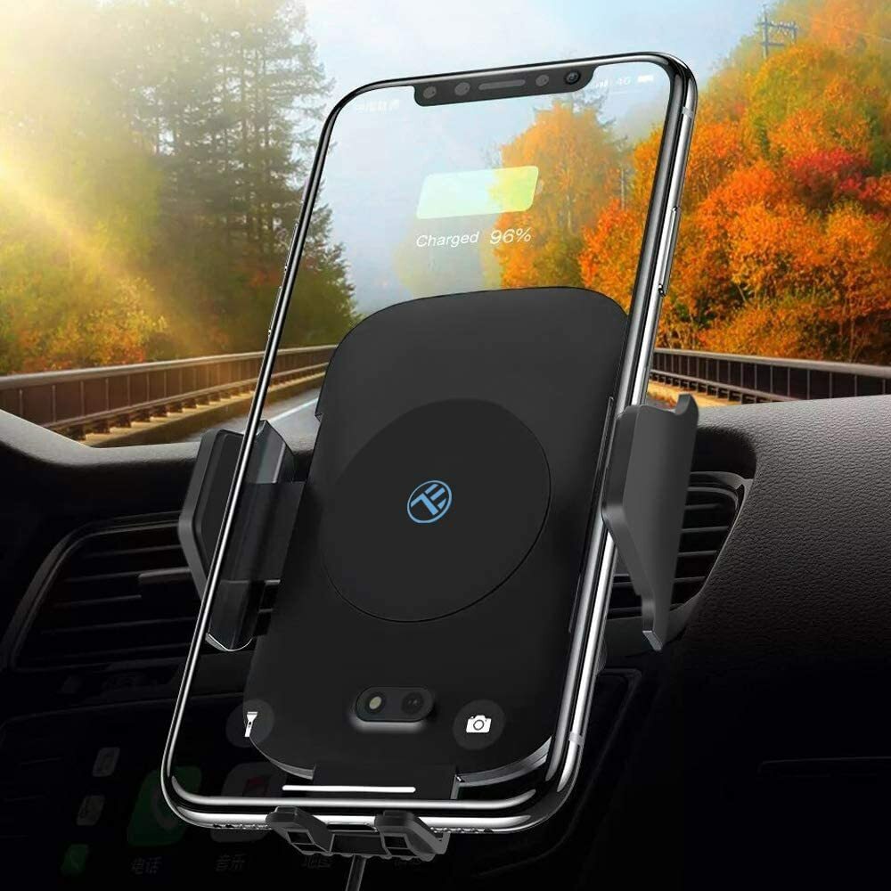 Tellur TLL151201 Wireless car charger + automatic mount 10W / Black