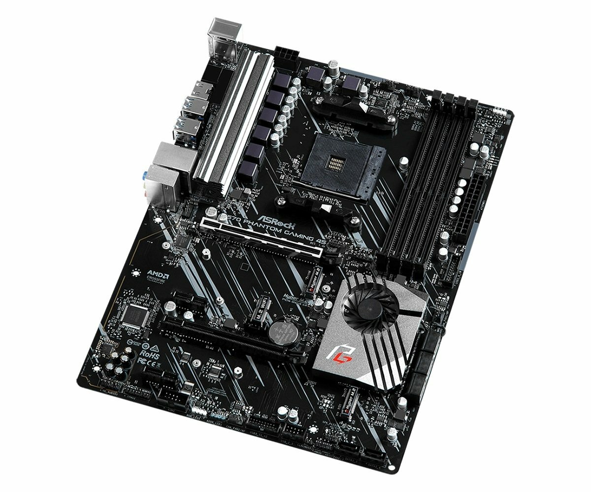 ASRock X570 PHANTOM GAMING 4S ATX AM4 Dual Channel DDR4