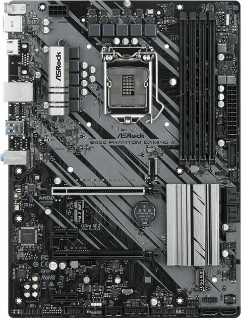 ASRock B460 PHANTOM GAMING 4 ATX S1200 Dual Channel DDR4