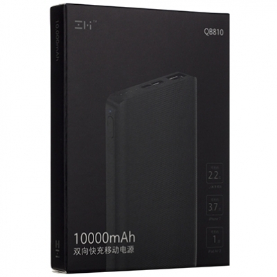 Xiaomi ZMi 10000mAh Power Bank QB810 Type-C / Black