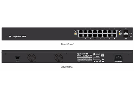 Ubiquiti EdgeSwitch 16 / ES-16-150W / Black