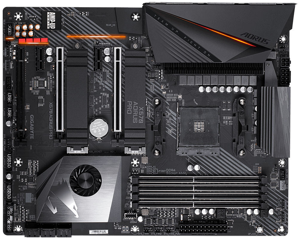 GIGABYTE X570 AORUS PRO ATX  Socket AM4 AMD X570 12+2Phases Dual 4xDDR4