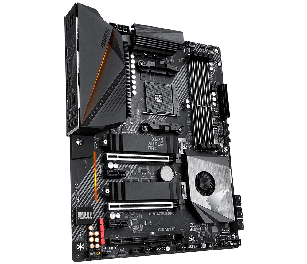 GIGABYTE X570 AORUS PRO ATX  Socket AM4 AMD X570 12+2Phases Dual 4xDDR4