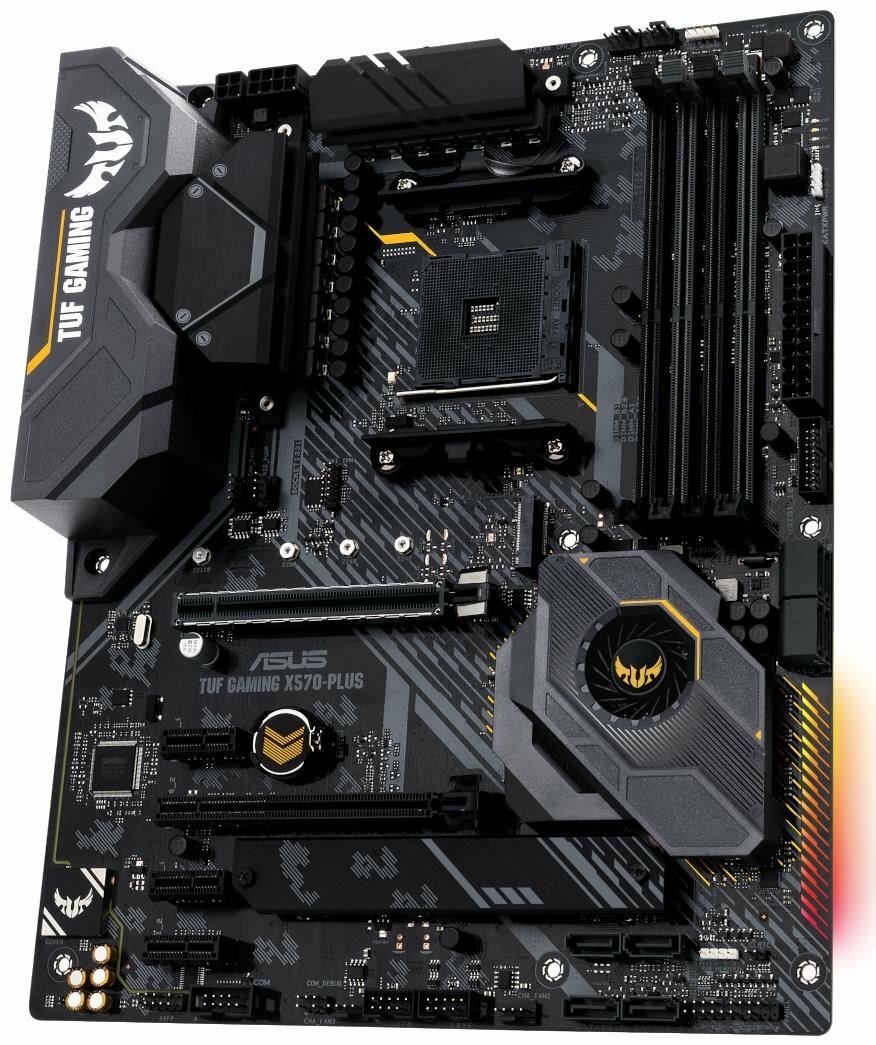 ASUS TUF GAMING X570-PLUS ATX Socket AM4 14 Phases AMD X570 Dual 4xDDR4