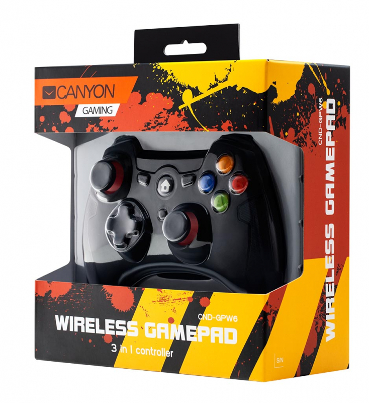 Canyon CND-GPW6 Wireless Gamepad / Black