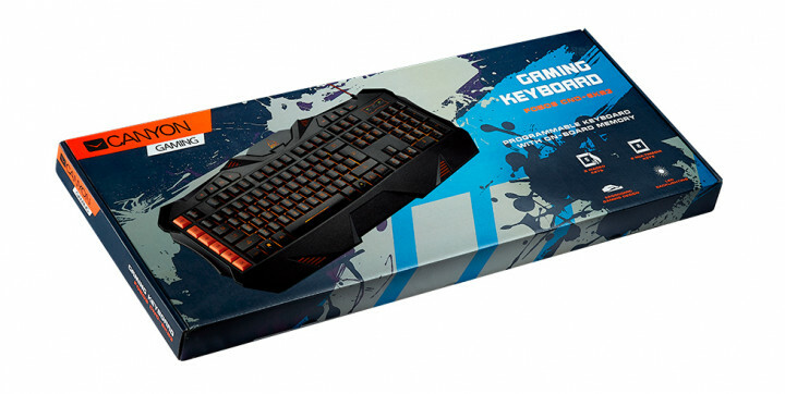 Canyon Fobos CND-SKB3-RU Gaming Keyboard / Black