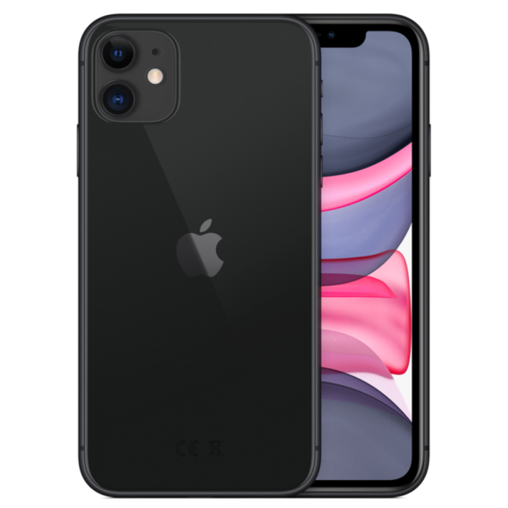 Apple iPhone 11 / 6.1" IPS 1792x828 / A13 Bionic / 4Gb / 64Gb / 3110mAh / DUALSIM / Black