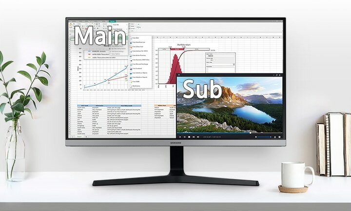 Samsung U28R550UQI / 28.0" IPS 4K UHD FreeSync / Black