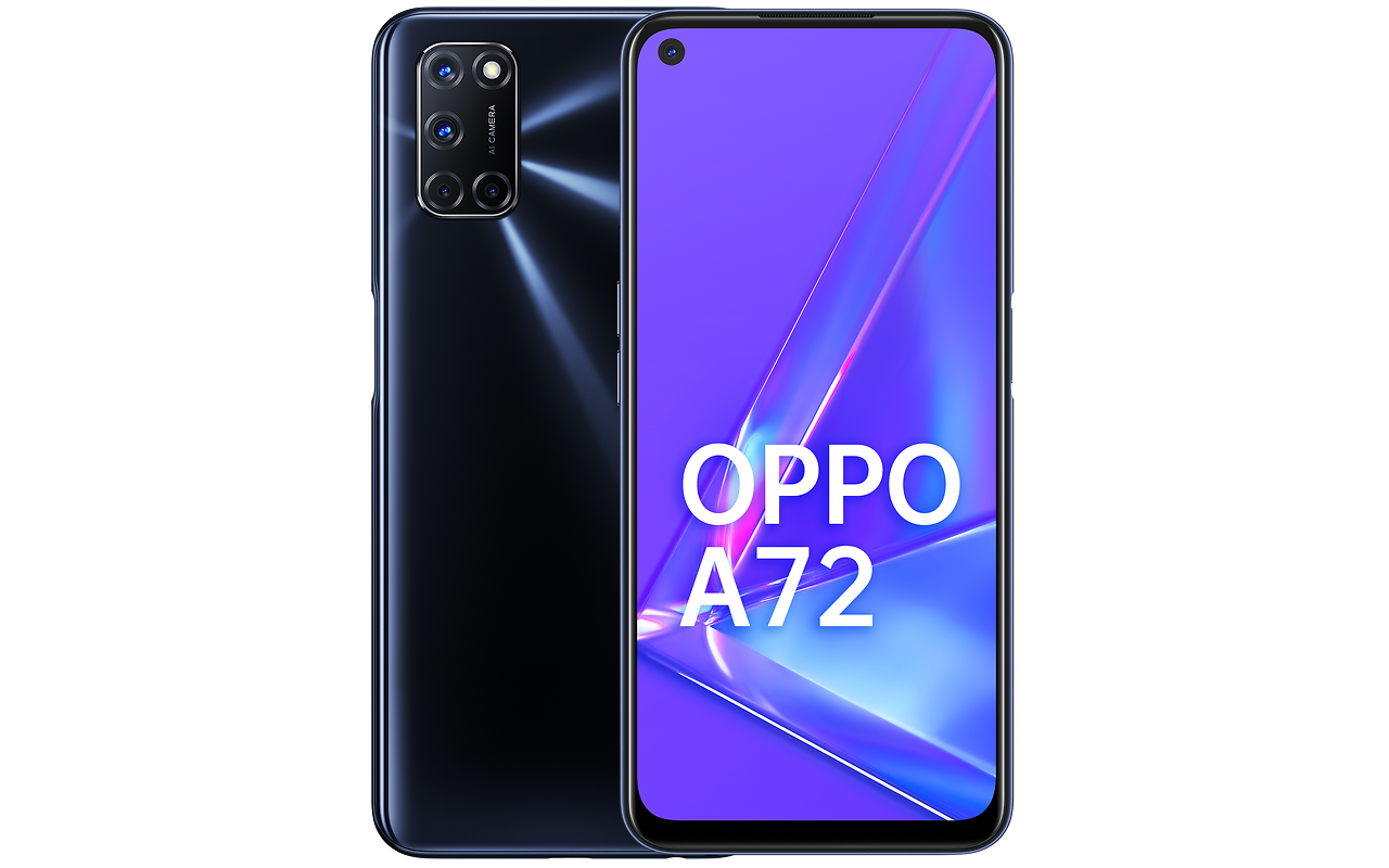 OPPO A72 / 6.5'' IPS 1080x2400 / Snapdragon 665 / 4Gb / 128Gb / 5000mAh / Black