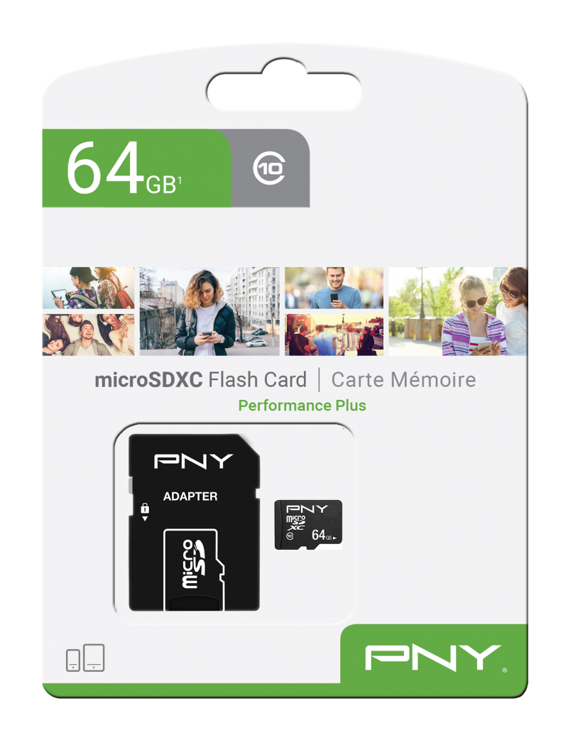 PNY Performance Plus SDU64G10PPL-GE 64GB MicroSDXC