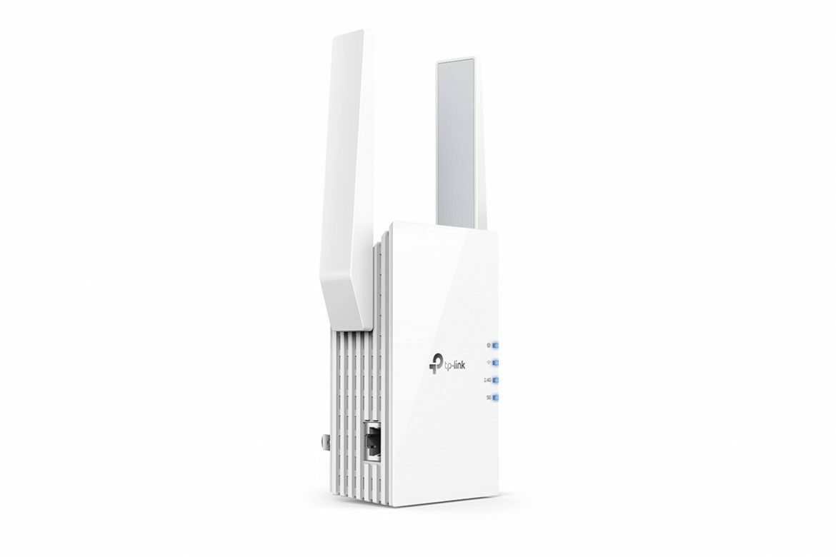 TP-LINK RE505X Wi-Fi 6 Wall Plugged Range Extender