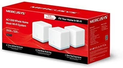 MERCUSYS Halo S12 / 3-pack / Whole-Home Mesh Dual Band Wi-Fi AC System /