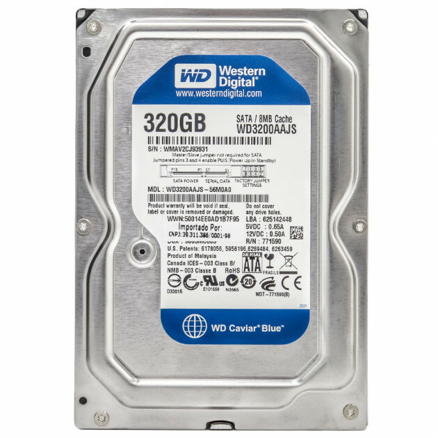 Western Digital WD3200AAJS / 320GB 7200rpm 3.5 HDD