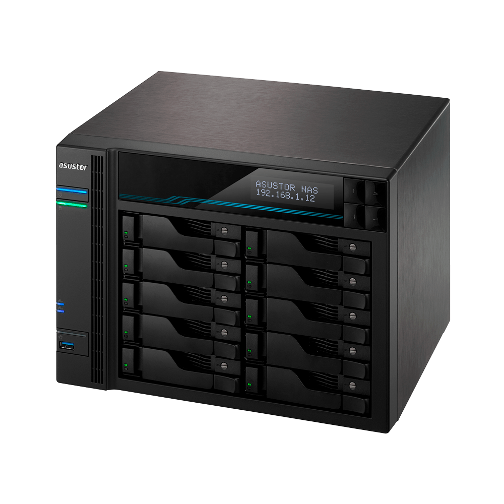 ASUSTOR AS7110T 10-bay NAS Intel 9th Xeon