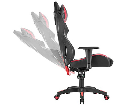 Lumi Gaming Chair Back Breathable Mech with Headrest CH06-8 / Black