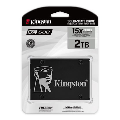 Kingston SSDNow KC600 2.0TB 2.5 SSD / SKC600/2048G
