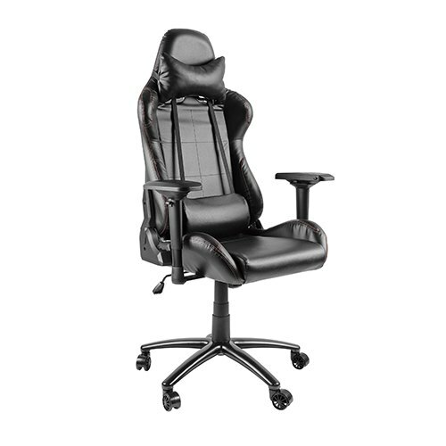 Lumi Gaming Chair with Headrest & Lumbar Support CH06-2 / Black