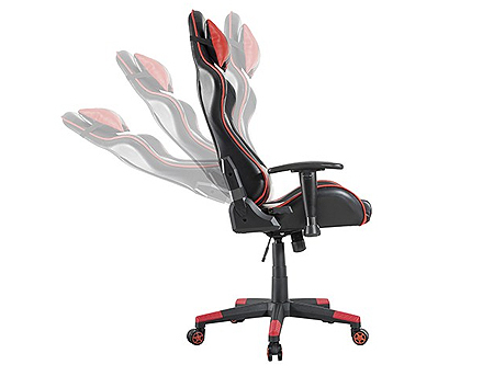 Lumi Gaming Chair with Headrest & Lumbar Support CH06-1 / Black
