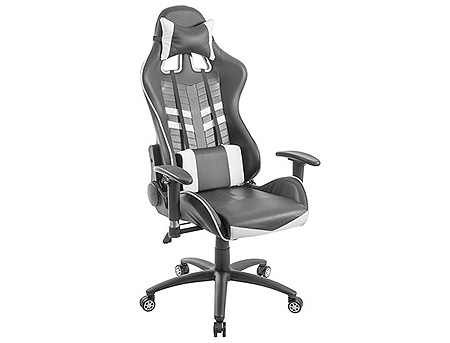 Lumi Gaming Chair with Headrest & Lumbar Support CH06-6 / Black