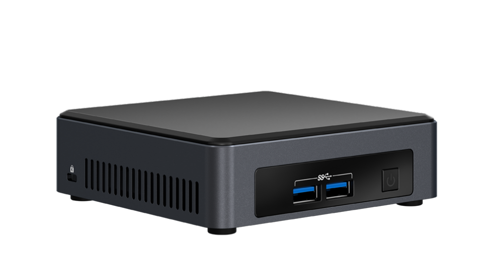 Intel NUC Kit Barebone NUC7i3DNKE / Intel Core i3-7100U / 2xSO-DIMM DDR4 / Intel HD Graphics 620 / Wi-Fi / Black