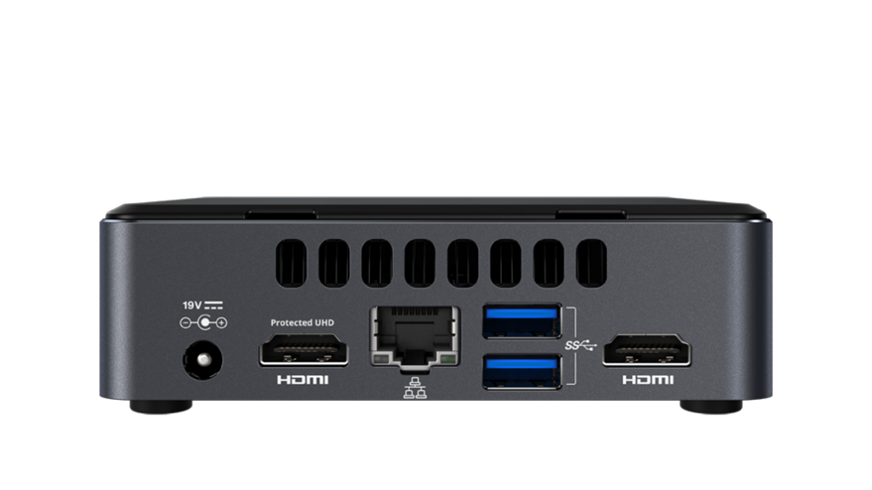 Intel NUC Kit Barebone NUC7i3DNKE / Intel Core i3-7100U / 2xSO-DIMM DDR4 / Intel HD Graphics 620 / Wi-Fi / Black
